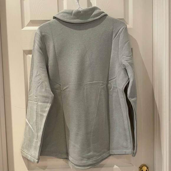 Sage Green V-neck sweater - Picture 2 of 3